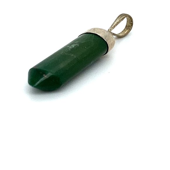 Nephrite Jade 15.55ct Solid Silver Pendant - Picture 3 of 5